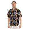 Brazil Symbols Country Print Pattern Men's Short Sleeve Shirts-grizzshop