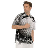 Breaking Wall Golf Ball Print Men's Short Sleeve Shirts-grizzshop