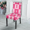 Breast Cancer Awareness Pink Ribbon Pattern Print Chair Cover-grizzshop