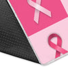 Breast Cancer Awareness Pink Ribbon Pattern Print Floor Mat-grizzshop