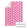 Breast Cancer Awareness Pink Ribbon Print Pattern Blanket-grizzshop