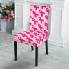 Breast Cancer Awareness Pink Ribbon Print Pattern Chair Cover-grizzshop