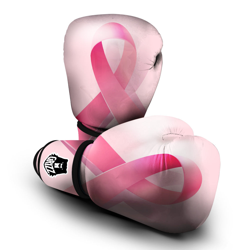 Breast Cancer Awareness Ribbon Print Boxing Gloves-grizzshop