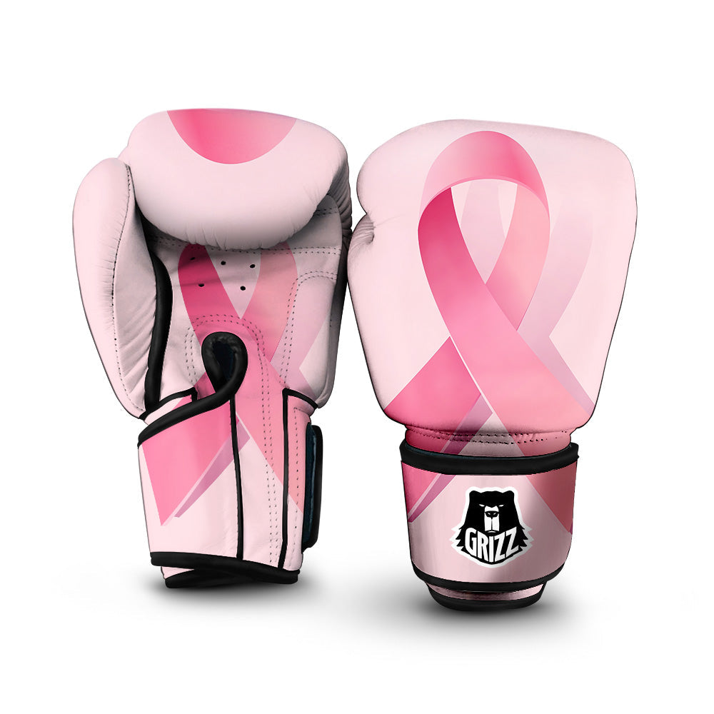 Breast Cancer Awareness Ribbon Print Boxing Gloves-grizzshop