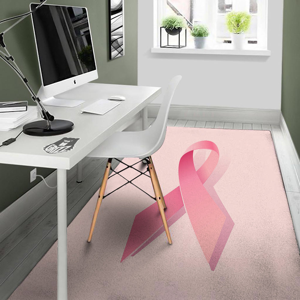 Breast Cancer Awareness Ribbon Print Floor Mat-grizzshop