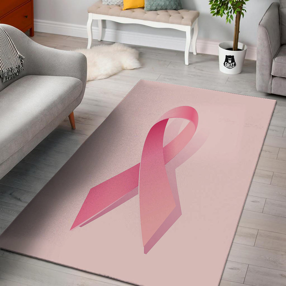 Breast Cancer Awareness Ribbon Print Floor Mat-grizzshop