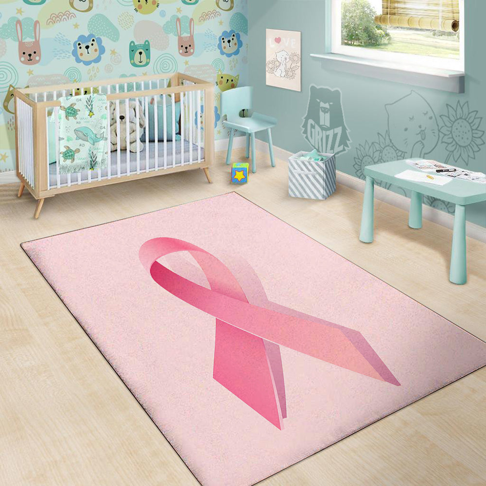 Breast Cancer Awareness Ribbon Print Floor Mat-grizzshop