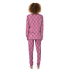 Breast Cancer Pink And White Print Pattern Women's Pajamas-grizzshop