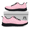 Breast Cancer Pink Pink Pattern Black Sneaker-grizzshop