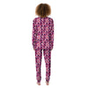 Breast Cancer Pink Print Pattern Women's Pajamas-grizzshop