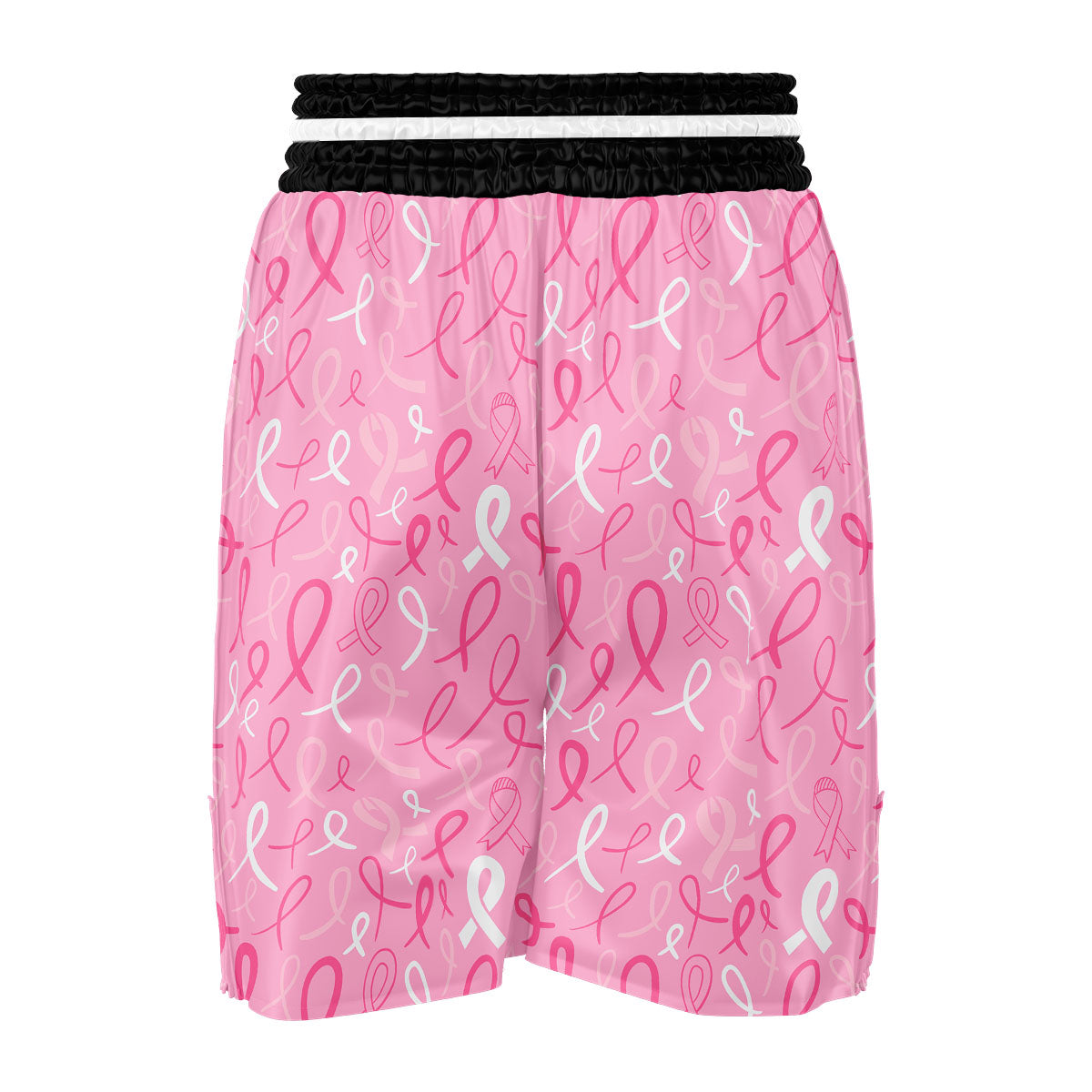 Breast Cancer Ribbon Pink Print Pattern Boxing Shorts-grizzshop