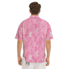 Breast Cancer Ribbon Pink Print Pattern Men's Short Sleeve Shirts-grizzshop