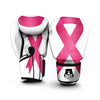 Breast Cancer White And Pink Print Boxing Gloves-grizzshop