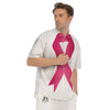 Breast Cancer White And Pink Print Men's Short Sleeve Shirts-grizzshop