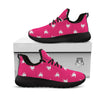 Breast Cancer White Dove Print Pattern Black Athletic Shoes-grizzshop