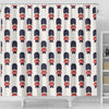 British Army Pattern Print Bathroom Shower Curtain-grizzshop