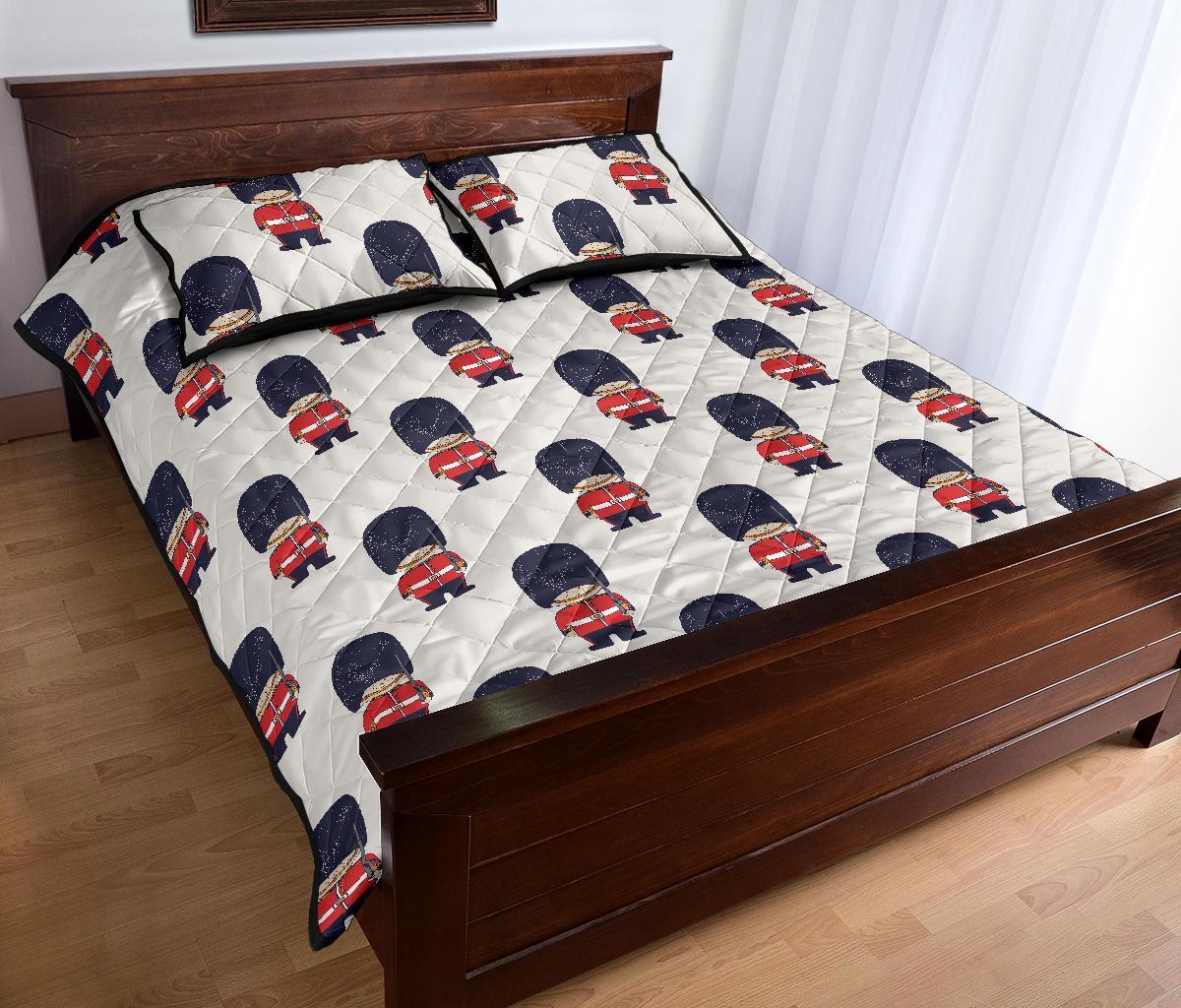British Army Pattern Print Bed Set Quilt-grizzshop
