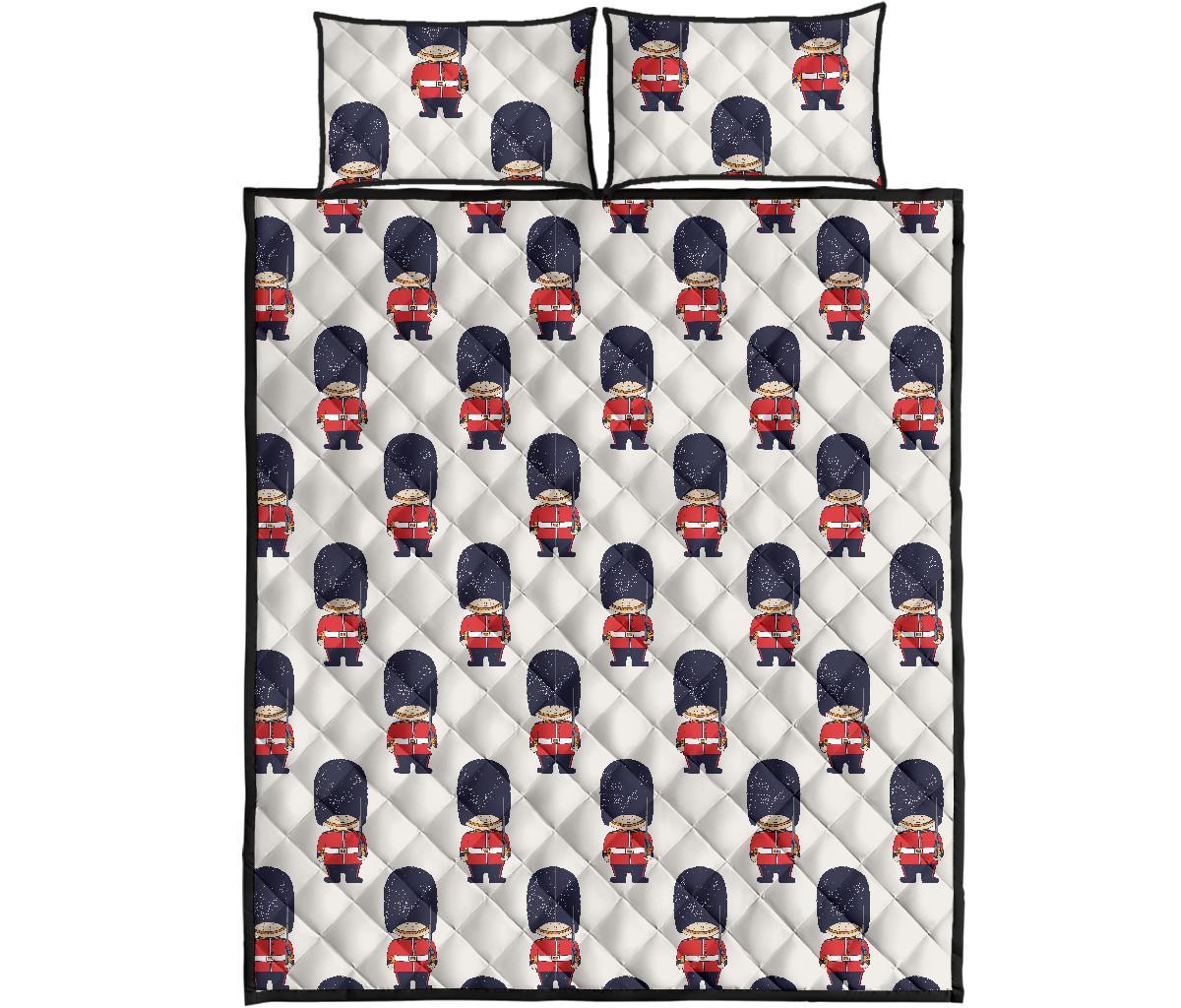 British Army Pattern Print Bed Set Quilt-grizzshop
