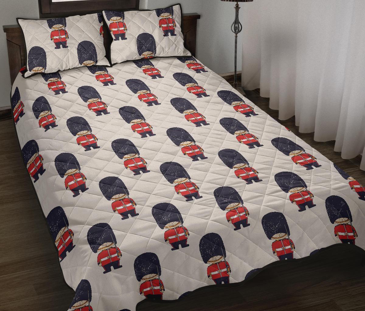 British Army Pattern Print Bed Set Quilt-grizzshop