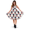 British Army Pattern Print Dress-grizzshop