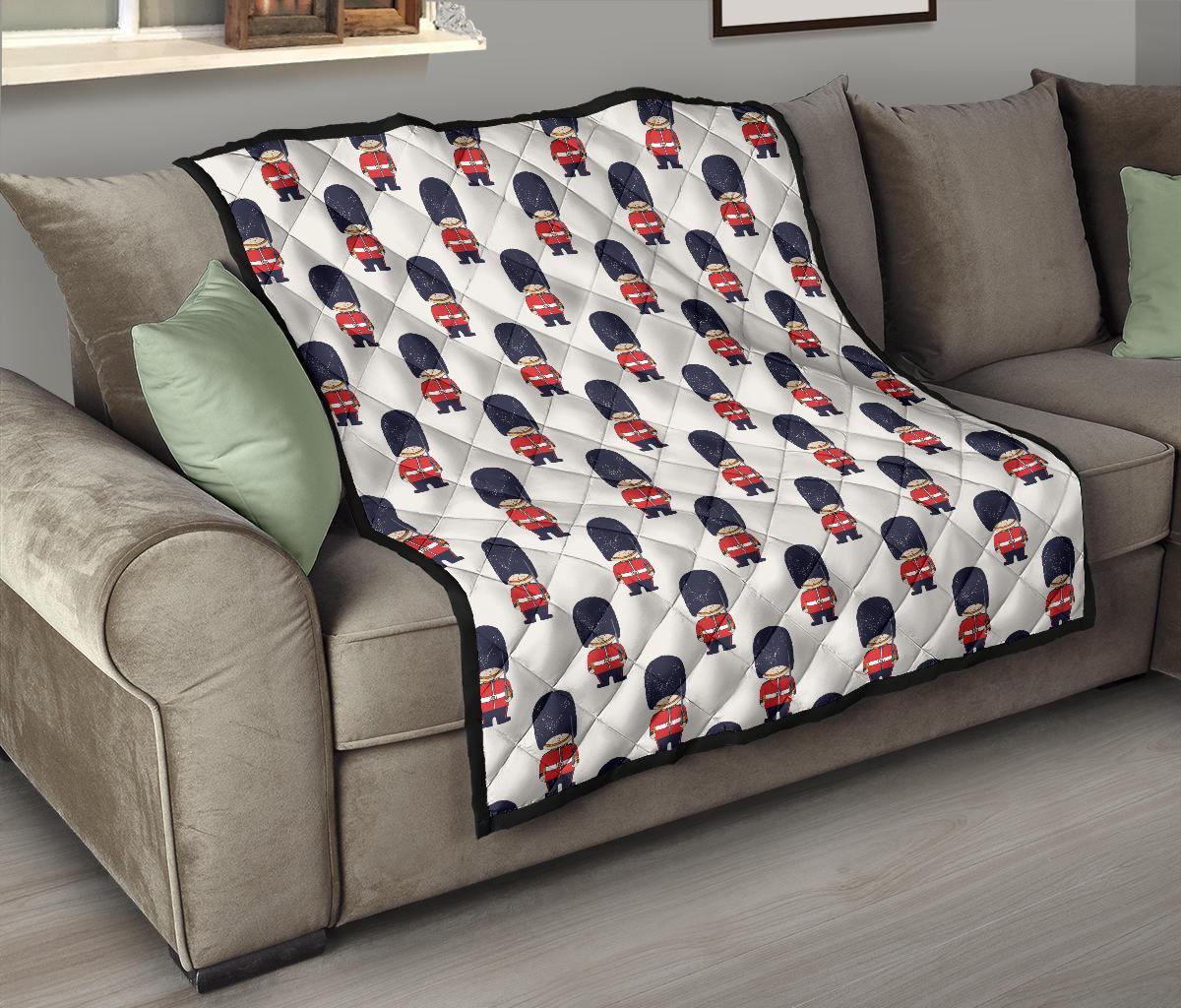 British Army Pattern Print Quilt-grizzshop