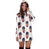 British Army Pattern Print Women Hoodie Dress-grizzshop