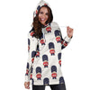 British Army Pattern Print Women Hoodie Dress-grizzshop