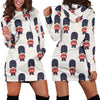 British Army Pattern Print Women Hoodie Dress-grizzshop