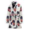 British Army Pattern Print Women Long Robe-grizzshop