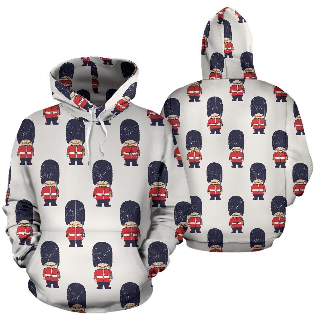 British Army Pattern Print Women Men Pullover Hoodie-grizzshop