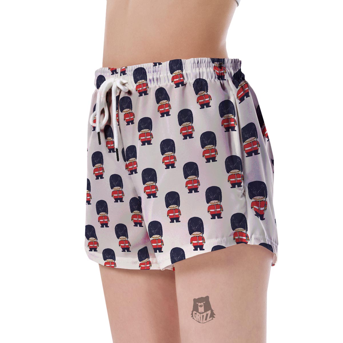 British Army Pattern Print Women's Shorts-grizzshop