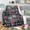 British Pattern Print Blanket-grizzshop