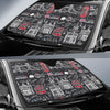 British Pattern Print Car Sun Shade-grizzshop