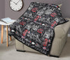 British Pattern Print Quilt-grizzshop