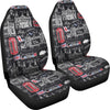 British Pattern Print Universal Fit Car Seat Covers-grizzshop