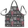 British Pattern Print Women's Apron-grizzshop