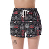 British Pattern Print Women's Shorts-grizzshop