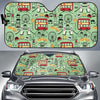 British Print Pattern Car Sun Shade-grizzshop