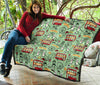 British Print Pattern Quilt-grizzshop