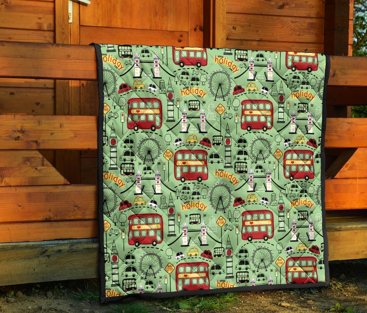 British Print Pattern Quilt-grizzshop