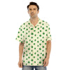 Broccoli Green Print Pattern Men's Hawaiian Shirt-grizzshop