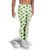 Broccoli Green Print Pattern Men's Leggings-grizzshop