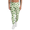 Broccoli Green Print Pattern Men's Leggings-grizzshop