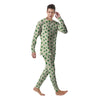 Broccoli Green Print Pattern Men's Pajamas-grizzshop