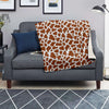 Bronze Cow Print Pattern Blanket-grizzshop