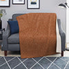 Bronze Glitter Texture Print Blanket-grizzshop