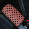 Brown And Black Polka Dot Car Console Cover-grizzshop