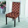 Brown And Black Polka Dot Chair Cover-grizzshop