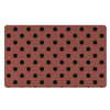 Brown And Black Polka Dot Door Mat-grizzshop