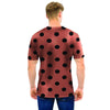 Brown And Black Polka Dot Men T Shirt-grizzshop